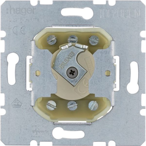 HAGER Schlüsselschalter matt Unterputz IP20 WDE382610
