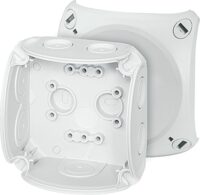HENSEL Abzweigdose IP66 2,5qmm quadrat DK 0200 G 93x93x62mm Wand/Decke Kunststoff hfr