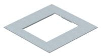 BETTERMANN Montagedeckel ST rechteck 4mm DUG 250-3 6 trocken 282x282mm