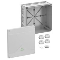 SPELSBERG Abzweigkasten 252x252mm Kunststoff grau Abox 350-L IP55 IK07 hfr