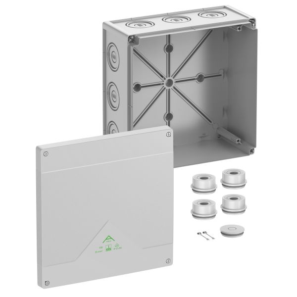 Spelsberg SPELSBERG Abzweigkasten 252x252mm Kunststoff grau Abox 350-L IP55 IK07 hfr