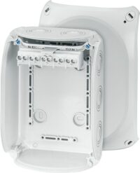 HENSEL Abzweigdose Klemme IP66/IP67/IP69 KF 1006 G 10qmm 180x130x77mm quadrat