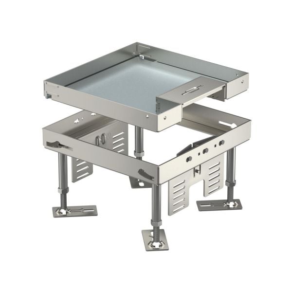 OBO Bettermann BETTERMANN Kassette nivellierbar VA RKSN2 4 VS 20 quadrat 200mm 105-150mm