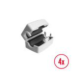 ESYLUX 4x Ferritkern für Abschirmung FERRITE-SET x4