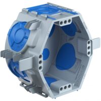 KAISER Gerätedose Unterputz luftd Ø60x46mm Kunststoff UP1 1055-26 IP2X achteckig Dichtmembran