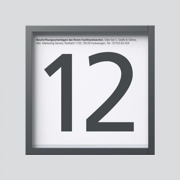 Siedle SIEDLE Infomodul grau 99x99x26mm IM 700-0 DG