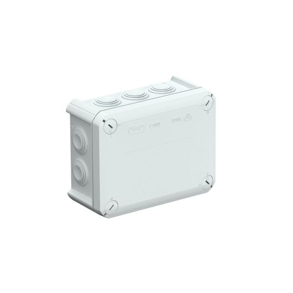 OBO Bettermann BETTERMANN Abzweigdose IP66 10qmm Kunststoff T 100 151x117x67mm rechteck Wand/Decke
