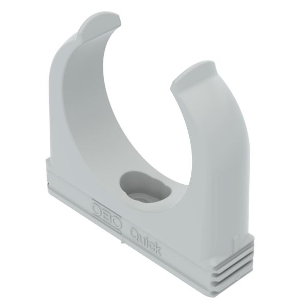 OBO Bettermann BETTERMANN Rohrschelle Ø32-49mm Kunststoff grau Quick 2955 M50 anreihb Schraubl