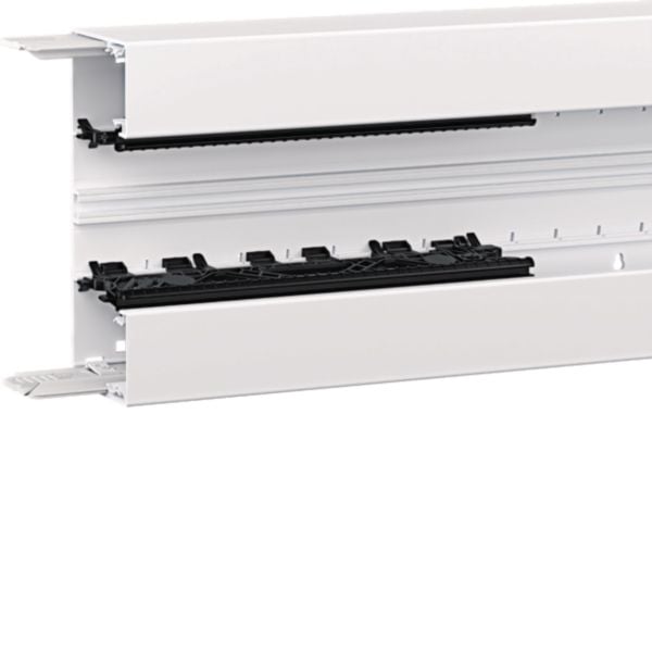 HAGER Geräteeinbaukanal Kunststoff 170x68mm BRN6517019016 ver-weiß RAL9016 unbeh