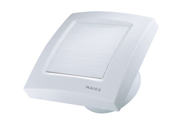 Maico MAICO Kleinraumventilator 120mm 230V Aufputz ECA 120 K Standard 180cbm/h Kunststoff weiß IP34