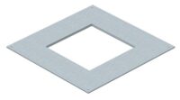 BETTERMANN Montagedeckel ST quadrat 4mm DUG 350-3 4 trocken 383x383mm