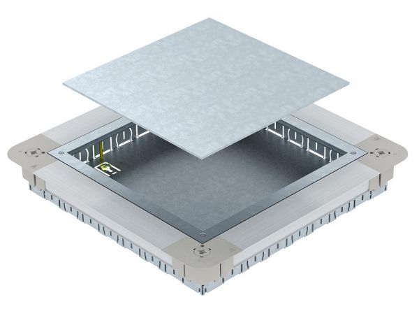 OBO Bettermann BETTERMANN Unterflur-Gerätedose 9-fach UGD55 250-3 9R quadrat 55-80mm