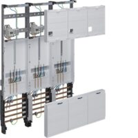 HAGER Komplettfeld 63A 3Z 3PBf mit Verdr ZL33X4T 1050x750mm SS_5p 300mm