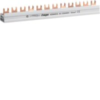 HAGER Phasenschiene 4ph 17,5mm 210mm 63A KDN463A 10qmm Gabel isol