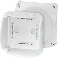 HENSEL Abzweigdose IP66/IP67/IP69 Kunststoff KF 0600 G 130x130x77mm quadrat hfr