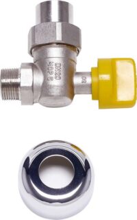 BOSCH Installationszubehör Nr. 440/12 Gashahn R 3/4 mit TAE, Eckform