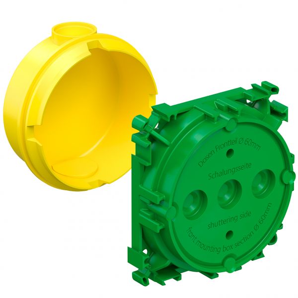 Kaiser KAISER Gerätedose Unterputz Ø60x41mm Kunststoff IP3X 1255-43 rnd