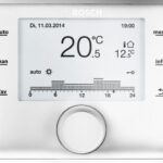 BOSCH raumtemperaturgefüh. Regler CR 400 für bis 4 Heizkreise und 2 WW-Ladekreise