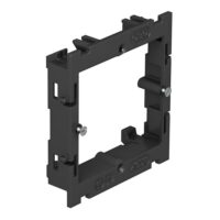 BETTERMANN Montageplatte LF-K Einzel Kunststoff 71MTD anthrazit RAL7021