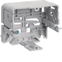 HAGER Geräteeinbaudose GEB-K 1-fach Rückwand GLT5010 Datentech 60mm rast offen