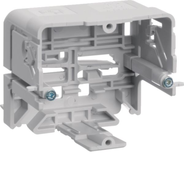 HAGER Geräteeinbaudose GEB-K 1-fach Rückwand GLT5010 Datentech 60mm rast offen