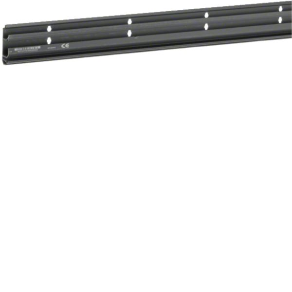 HAGER Sockelleistenkanal UT H55mm Kunststoff schwarz SL200551 2trennw