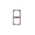 SIEDLE Rahmen-Türstation 2-fach Unterputz ms Zink MR 611-2/1-0 99,5x199,5x17mm