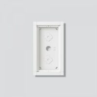 SIEDLE Gehäuse Aluminium innen/außen weiß GA 612-2/1-01 W