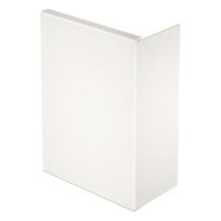 BETTERMANN Endstück LF-K 210x80mm li/re WDK HE80210RW Kunststoff reinweiß RAL9010 unbeh