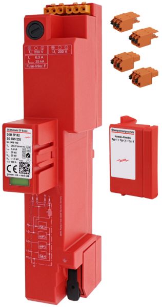 Dehn DEHN SE Kombi-Ableiter Sammelsch 4-polig 2TE DSH ZP B2 SG TNS 255 230VAC 1,5kV