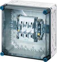 HENSEL Sicherungsgehäuse 125A IP65 NH00 Mi 4205 uni Kunststoff mit transpDeckel AnbMögl