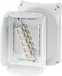 HENSEL Abzweigdose Klemme IP66/IP67/IP69 KF 1610 G 16qmm 210x155x92mm quadrat