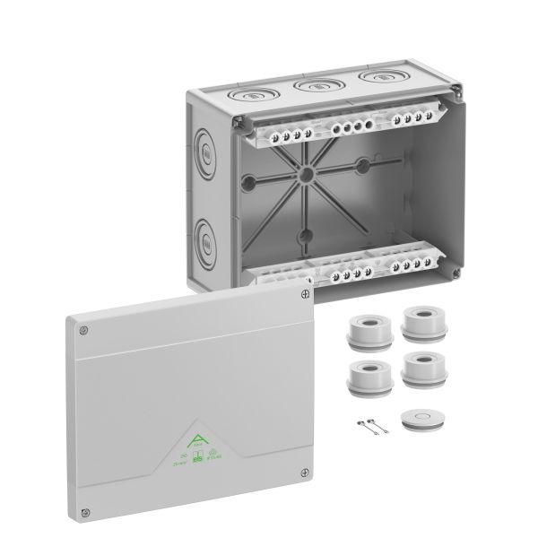 Spelsberg SPELSBERG Abzweigkasten 202x252mm Kunststoff grau Abox 250-25² IP55 IK07 hfr