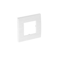 BETTERMANN Einbaurahmen 1-fach reinweiß matt Kunststoff AR45-F1 RW für GEB-K