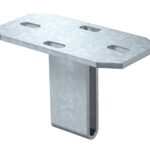 BETTERMANN Schraubkopfplatte U-Profil KU 7 FT für Deckenmont 90°