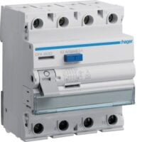 HAGER FI-Schutzschalter A 4p 440V 63A CFA463D 0,3A 4TE REG 1,5kA 0,25kA/stoß