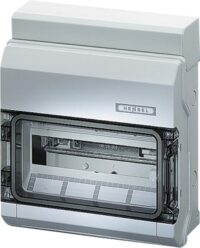 HENSEL Automatengehäuse Aufputz 1x12TE Kunststoff KV 9112 NT IP65 295x333x129mm ET93mm