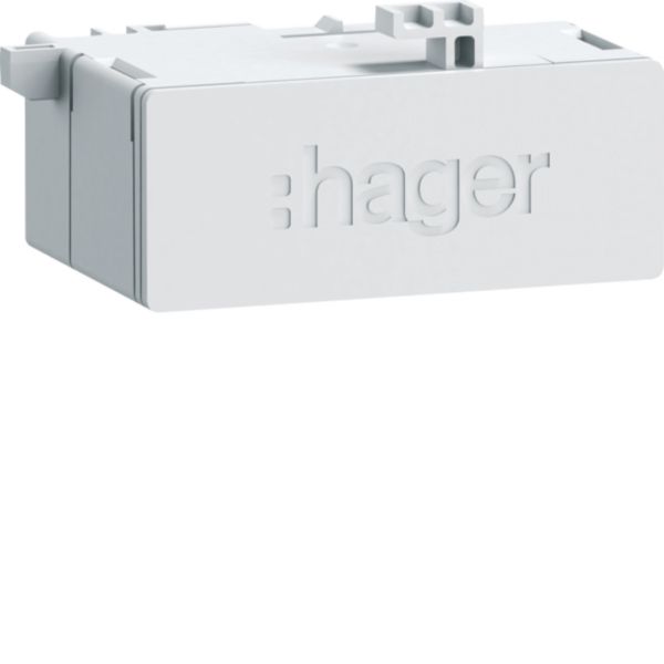 HAGER Modular-Buchse Cat6A RJ45 Feldkonf ZZ45WAN2PP rnd mass weiß