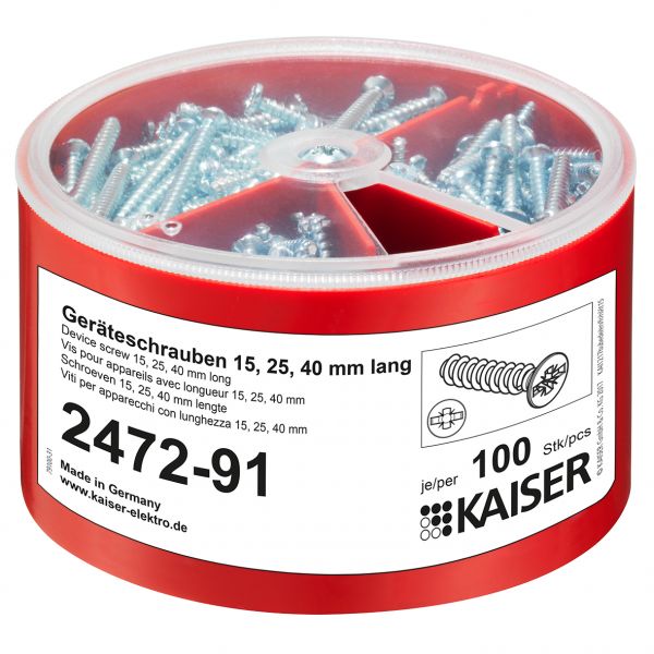 Kaiser KAISER Geräteschrauben-Box si für EinbDose 2472-91 für ZentrDose