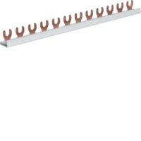 HAGER Phasenschiene 1ph 17,5mm 210mm 63A KDN163A 10qmm Gabel isol