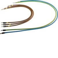HAGER Abgangskabelbaum f.2stö Tragpl 5p Y90B 16qmm oben 1re Hülse