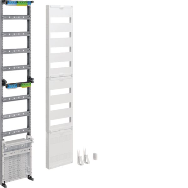 HAGER Verteilerfeld 7x12TE APZ mit Ausschn ZU59VT7APZ2 250x1350x96mm mit N-PE-Klemm