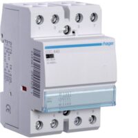 HAGER Installationsschütz 40A 230V/AC 4S ESC440 400V/UC 4000W/AGL 1900VA/LL 3TE