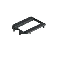 BETTERMANN Abdeckplatte PA 104mm 12fÖffn UT34 P2 schwarz RM45