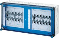 HENSEL Sicherungsgehäuse 125A IP65 NH00 Mi 6461 uni Kunststoff mit transpDeckel AnbMögl