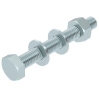 BETTERMANN Sechskantschraube M10x80mm SKS-Serie SKS 10x80 F mit Mutter M17 f/vz
