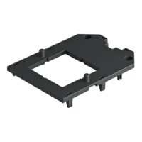 BETTERMANN Abdeckplatte PA 104mm 11fÖffn UT34 D2 schwarz Tragering rund