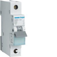 HAGER Leitungsschutzschalter AC B 32A 1p MBS132 415V 1TE 50Hz Zusatzeinr mögl