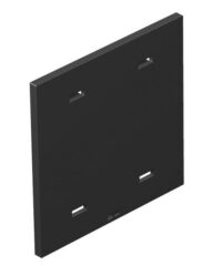 BETTERMANN Blindplatte PA 85,5mm schwarz T8NL P01 9011 Blindplatte
