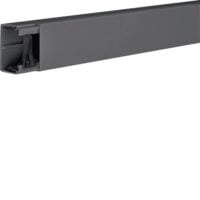 HAGER Leitungsführungskanal Kunststoff gra-schwarz LF4006009011 40x57x2000mm RAL9011 unbeh